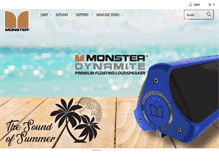 Tablet Screenshot of monsterstore.com